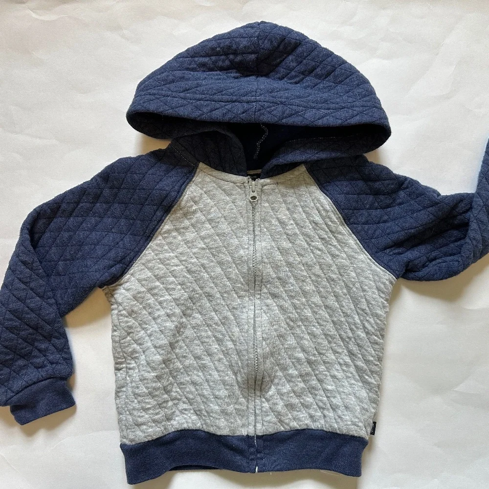 Quilted Toddler Boy Hoodie Spring Coat